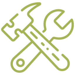 icono de herramientas de construccion